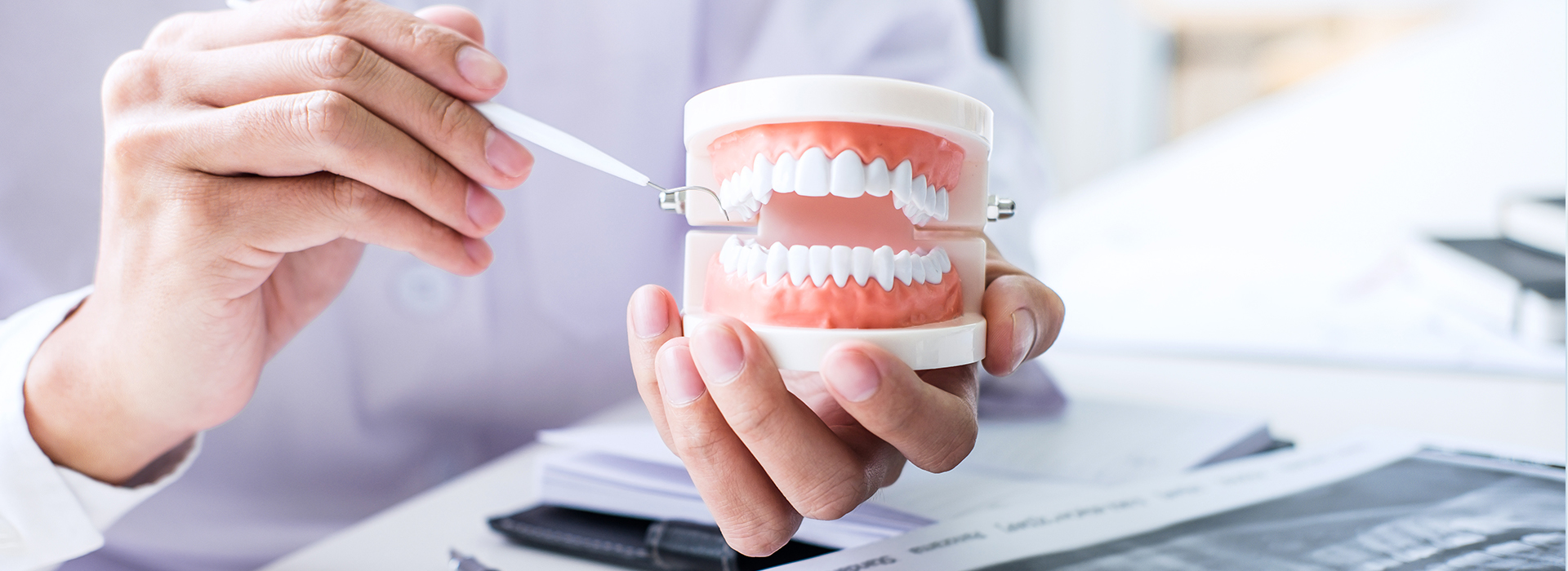 Person holding toothbrush with toothpaste, demonstrating dental hygiene.